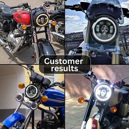 RGB Skull Headlight - VIP Price