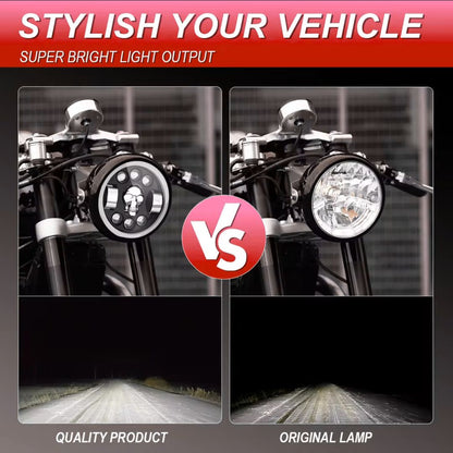 RGB Skull Headlight - VIP Price
